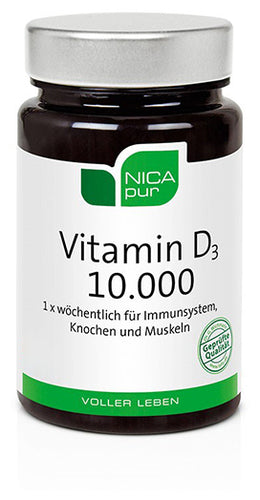 NICApur Vitamin D3 10.000 - 60 capsules