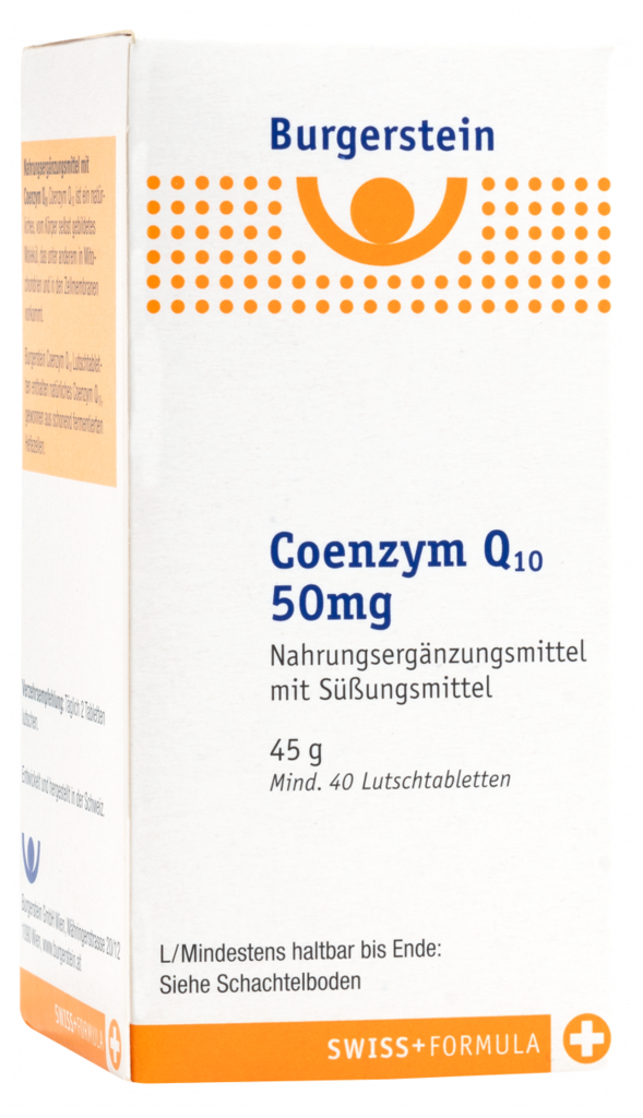 Burgerstein Coenzym Q10 50mg - 40 lozenges