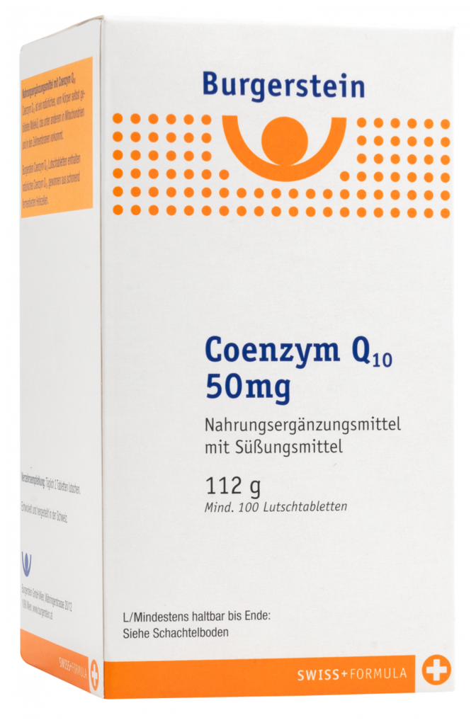 Burgerstein Coenzym Q10 50mg - 100 lozenges