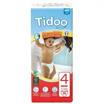 Tidoo 4 Maxi 8-15 kg baby training diapers 38 pcs