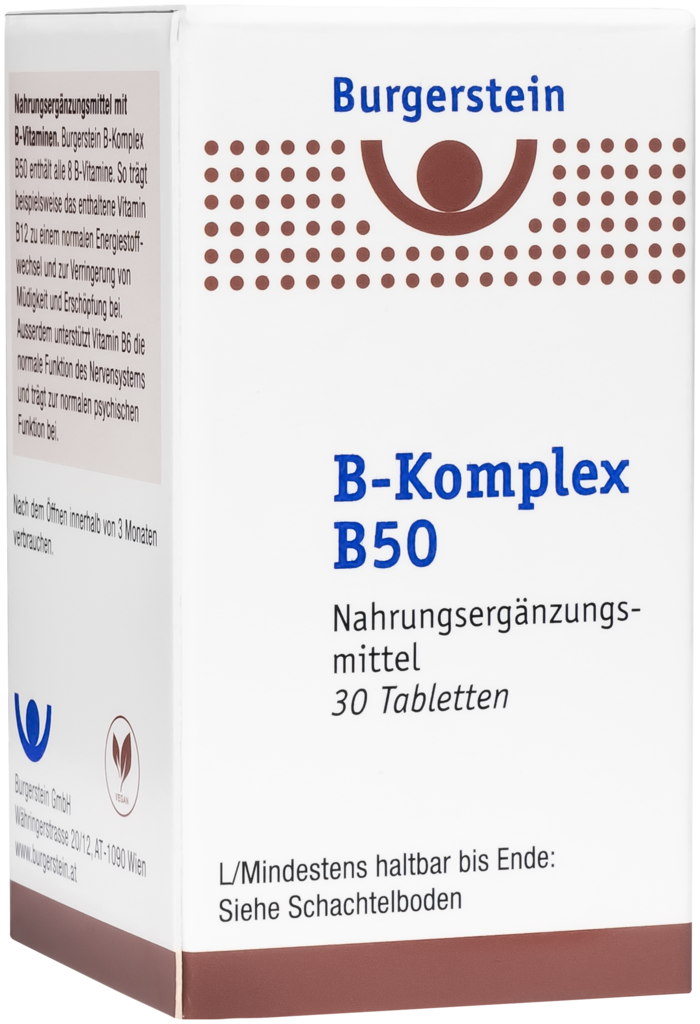 Burgerstein B complex B50 - 30 capsules