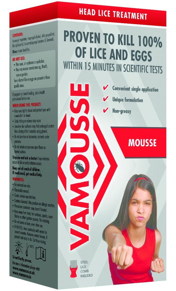 Vamousse foam - head treatment against lice 160 ml