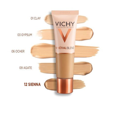 Vichy Minéral Blend Shade 12 Sienna Moisturizing Makeup 30 ml