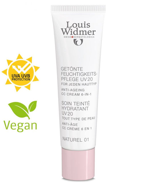 Louis Widmer Tinted Moisturizer UV 20 Natural 01 Slightly perfumed - 30 ml
