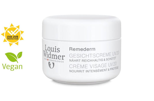 Louis Widmer Remederm face cream UV 20 perfume free 50 ml