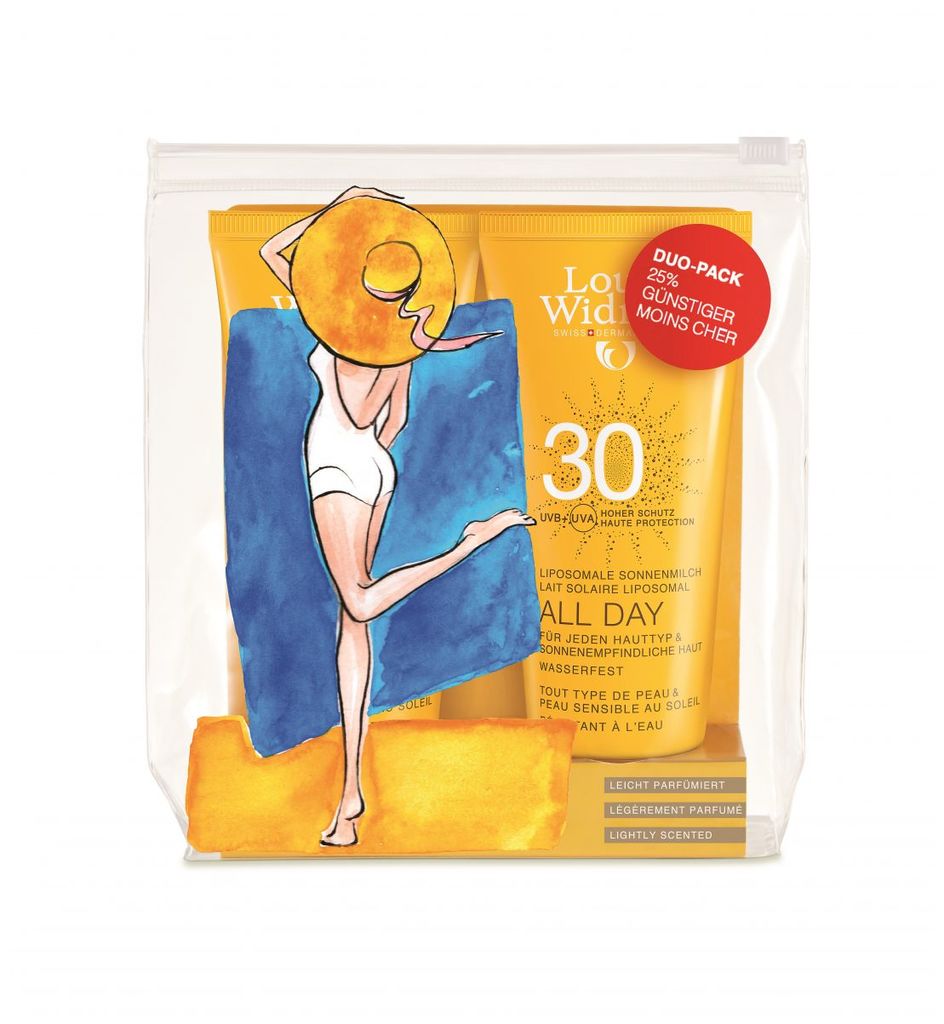Louis Widmer All Day 30 Duo Pack Perfume Free