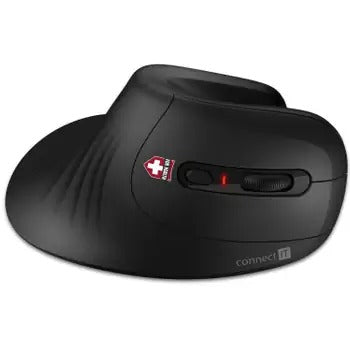 Connect IT CMO-2900-BK ergonomic vertical wireless mouse