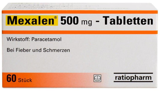 Mexalen 500 mg tablets