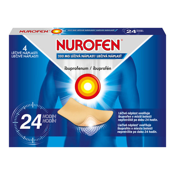 NUROFEN 200mg - 4 medicated plasters