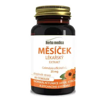 Herbamedica Marigold medical extract 25 mg 80 capsules