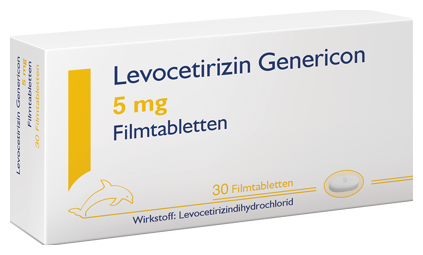 Genericon Levocetirizine 5 mg 10 tablets