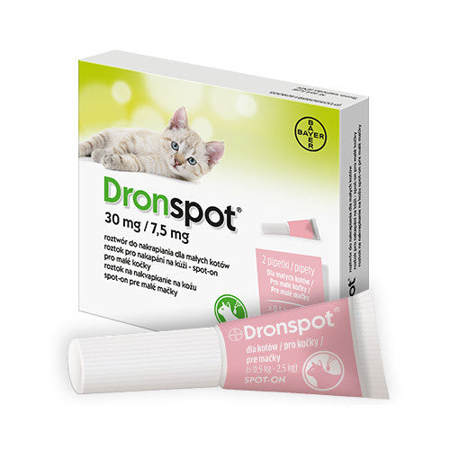 Dronspot 30mg / 7.5mg small cats spot-on 2 x 0.35ml