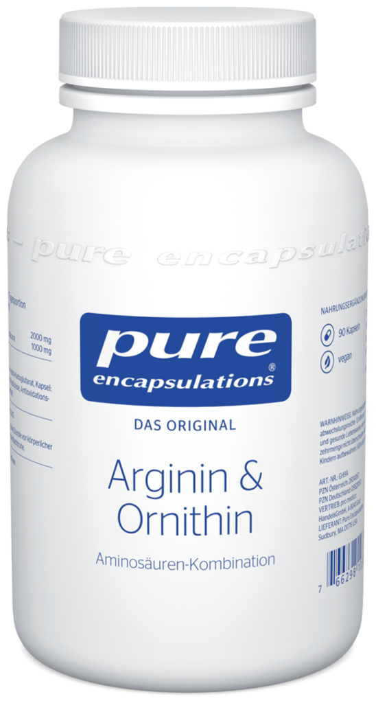 Pure Arginine & Ornithine 90 capsules