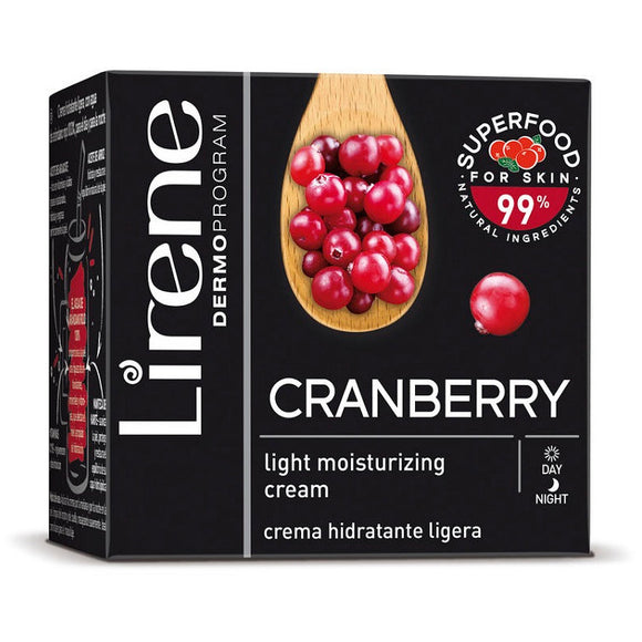 Lirene SUPERFOOD moisturizing Cream day / night cranberry 50ml