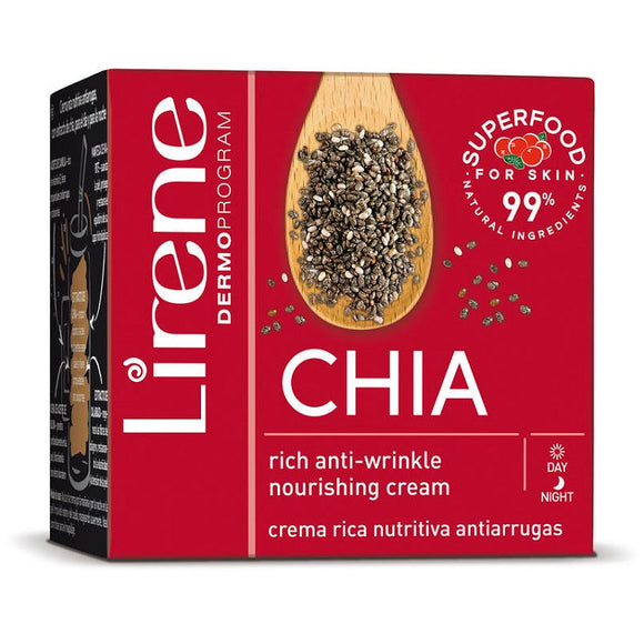Lirene SUPERFOOD moisturizing cream day / night with chia 50ml