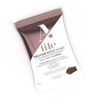 3 sachets Alife Beauty and Nutrition Protein Keto Shake Chocolate 3 x 25 g