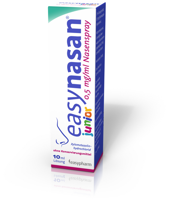 easypharm Easynasan junior 0.5 mg/ml nasal spray 10 ml