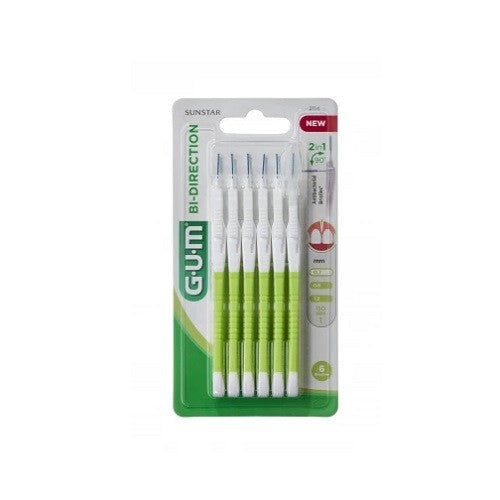 GUM interdental brush BI-DIRECTION 0,7mm 6pcs