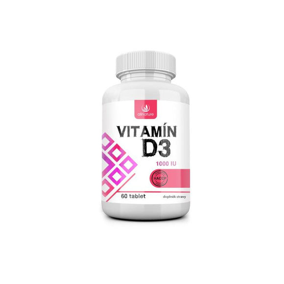 Allnature Vitamin D3 1000IU 60 tablets