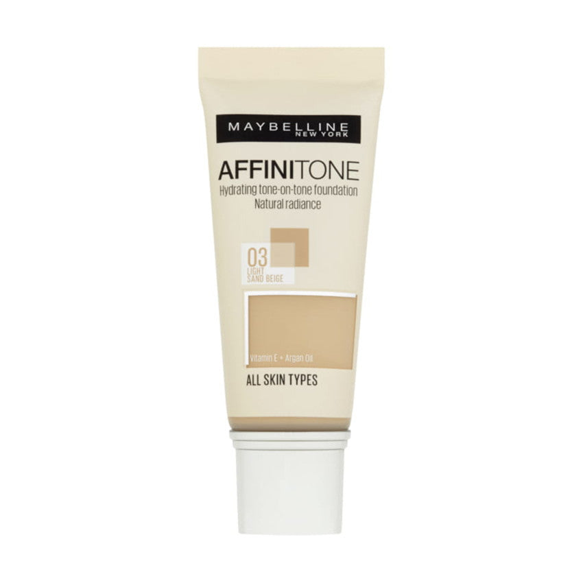 Maybelline Affinitone Covering Moisturizing Makeup 03 Light Sand Beige 30ml