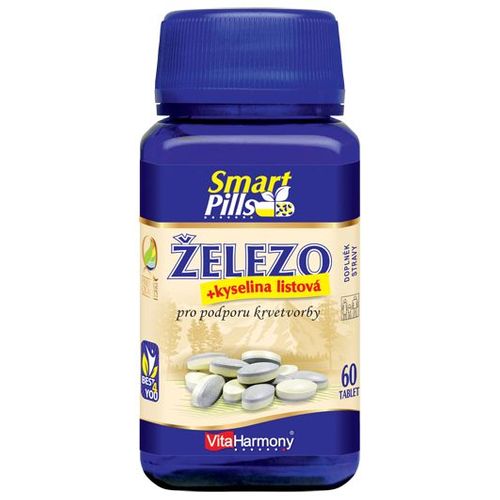 VitaHarmony Iron 20 mg with folic acid SmartPills 60 tablets