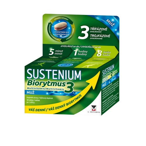 Sustenium Biorhythm 3 multivitamin For MEN 30 tablets