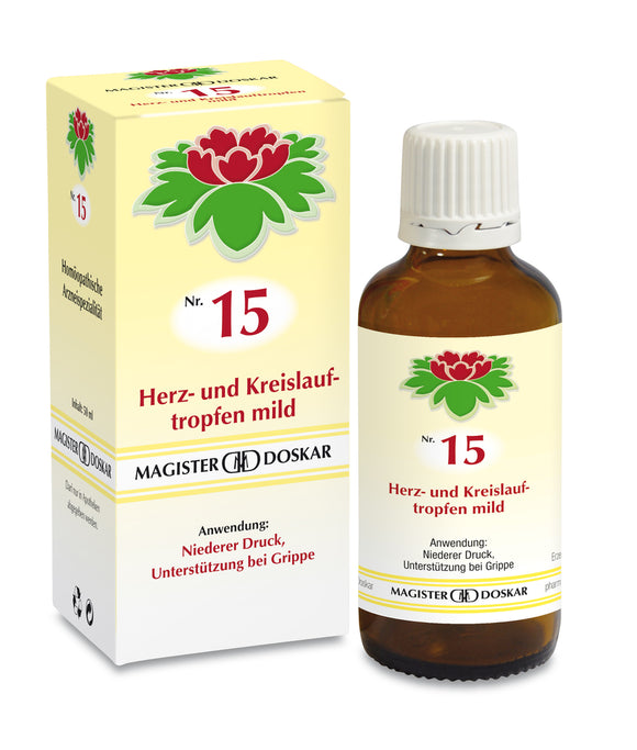 Magister Doskar No. 15 heart and circulatory drops mild 50 ml
