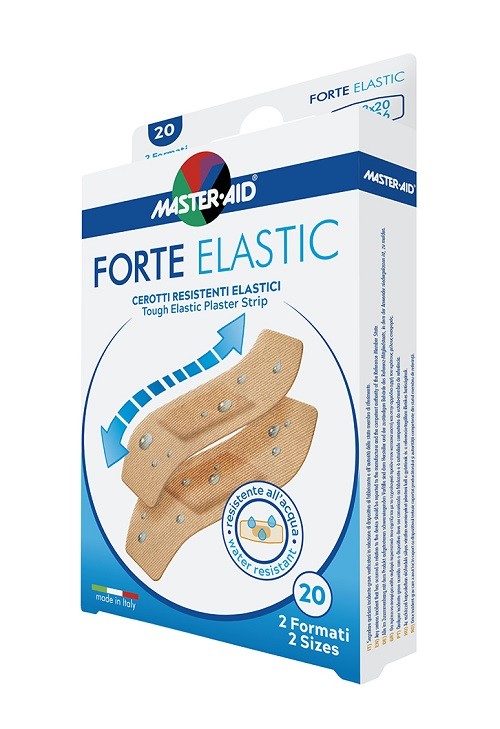 Master Aid Quadra Med Elastic antibacterial band aid patches 20 pcs
