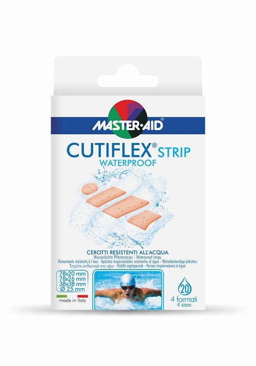 Master Aid Quadra Med Waterproof antibacterial band aid patches 20 pcs
