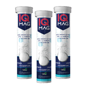 IQ Mag Magnesium + B6 40 + 20 Free effervescent tablets
