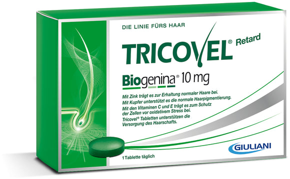 Pelpharma Tricovel Retard Biogenina 10 mg - 30 Tablets