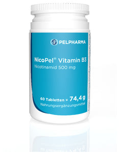 Pelpharma NicoPel Vitamin B3 nicotinamide 500 mg - 60 tablets