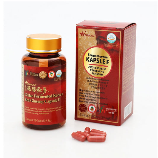 Ginlac Korean red ginseng 60 capsules