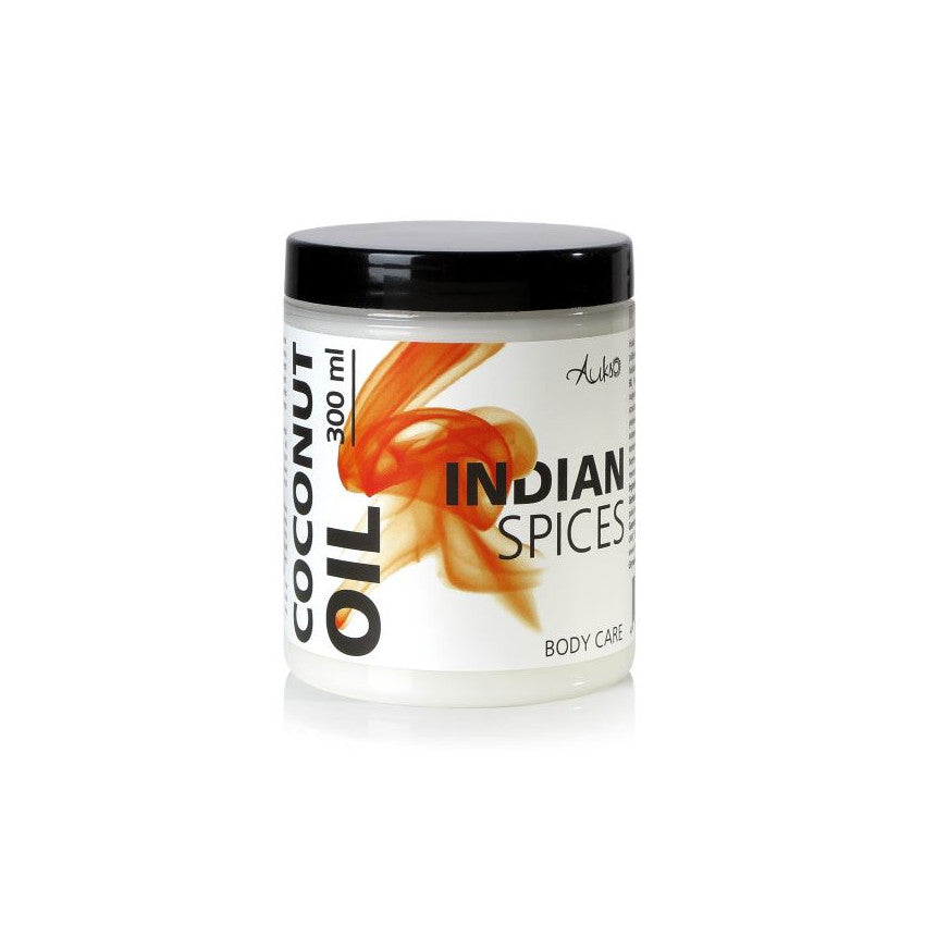 AUKSO Coconut oil body care Indian spices 300 ml