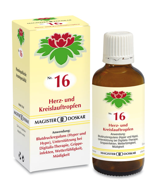 Magister Doskar No. 16 Heart and Circulatory Drops 50 ml