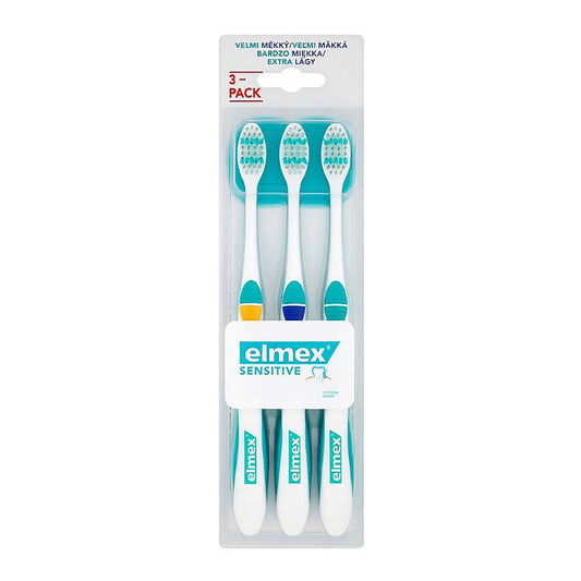 Elmex toothbrush sensitive 3pcs pack