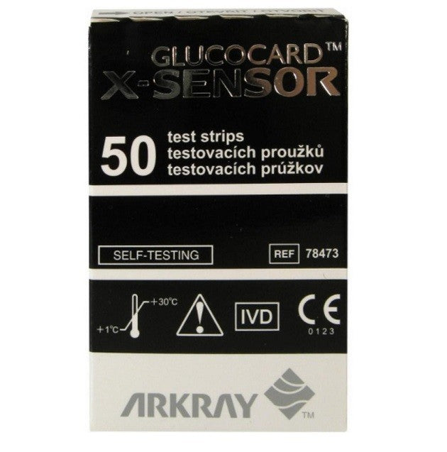 GLUCOCARD X-SENSOR DIAGNOSTIC STRIPS. 50 pcs