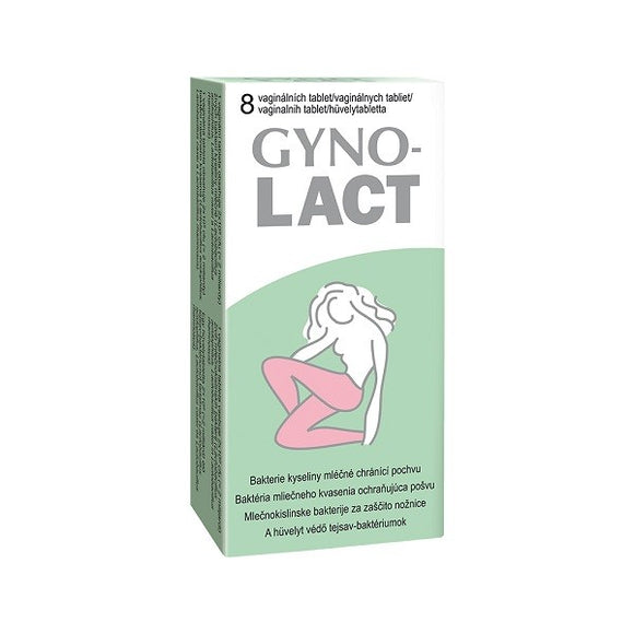 GYNOLACTA 8 vaginal tablets