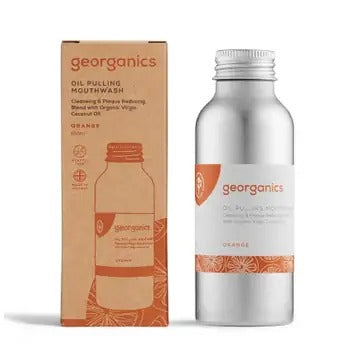 Georganics Orange mouthwash based on oil 100 ml