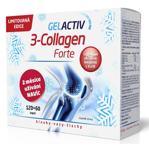 GelActiv 3-Collagen Forte 180 capsules