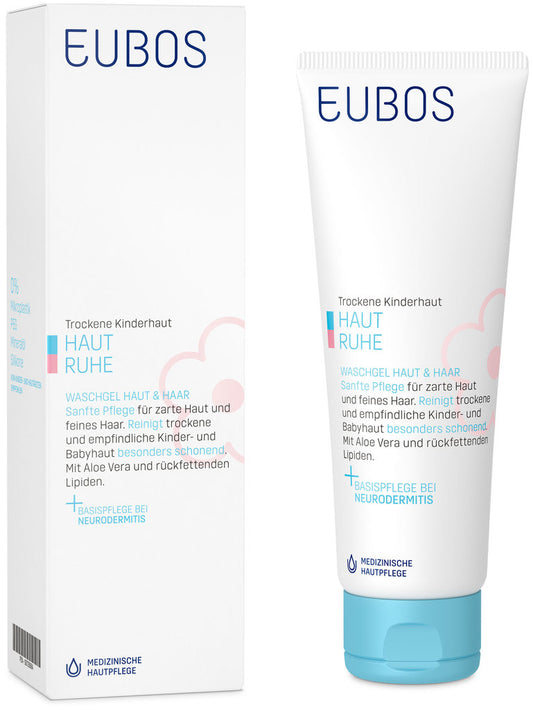 Eubos Skin Calm Wash Gel Skin & Hair 125 ml