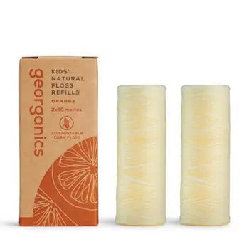 Georganics Orange dental floss 2x50 m