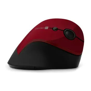 Connect IT CMO-2700-RD ergonomic vertical mouse Red