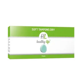 Healthy life Soft tampons Dry 10 pcs