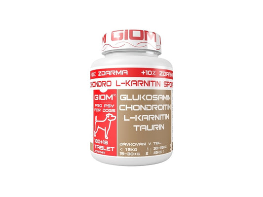 Giom Chondro L-carnitine SPORT for dogs 180 tablets