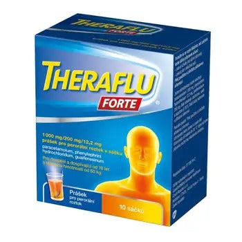 Theraflu Forte 1000 mg/200 mg/12.2 mg hot drink 10 sachets