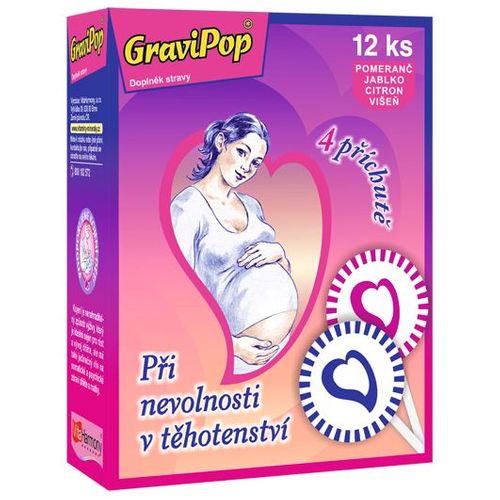VitaHarmony GraviPop lollipops nausea relief during pregnancy 12 pcs