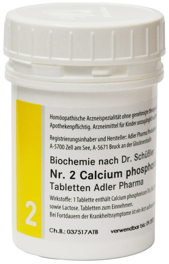 Adler Schuessler Salt No.2 Calcium phosphoricum D6, 100 Chewable Tablets