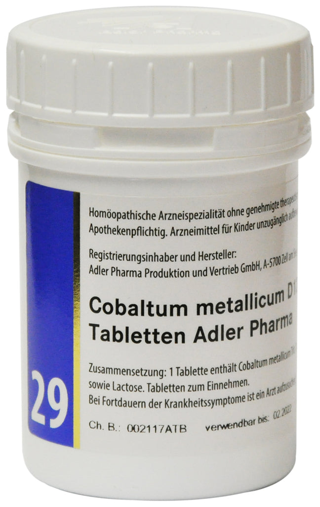 Adler Schuessler Salt No.29 Cobaltum metallicum D12, 100 Chewable Tablets