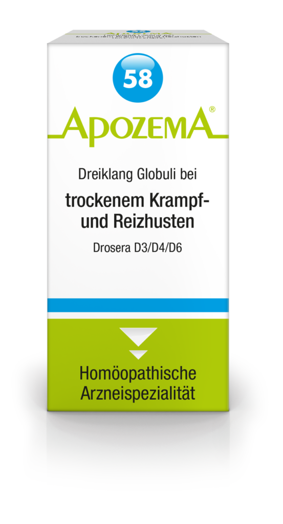 Apozema No. 58 for spasmodic and dry cough - 15 ml